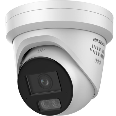 Hikvision DS-2CD3387G3-LISUY/SL 8 MP AcuSense Çakar Işıklı ve Sesli Uyarı Özellikli Sabit Turret Ağ Kamerası